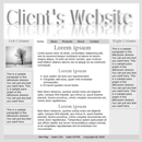 Client's Website - White